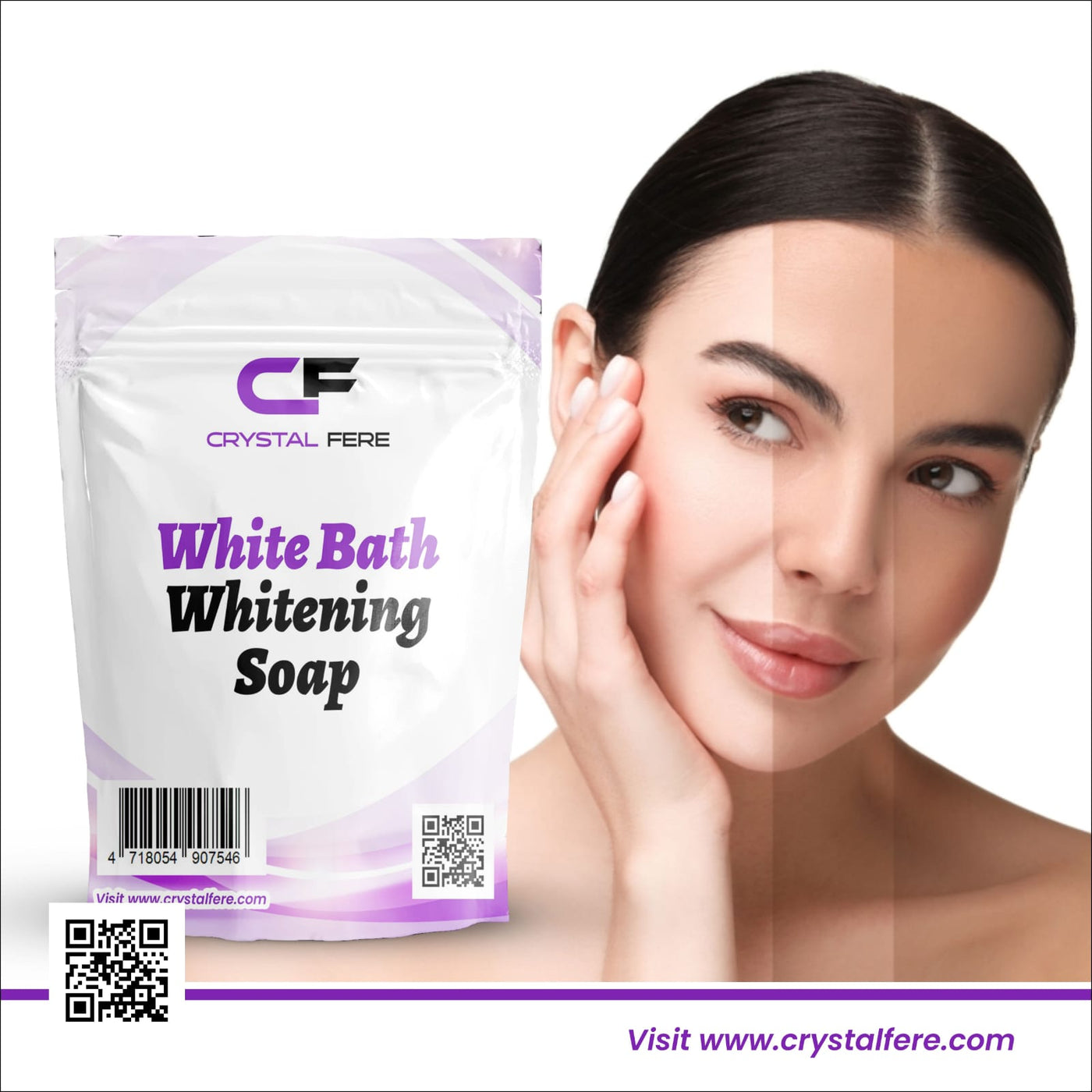 White Bath Whitening Soap